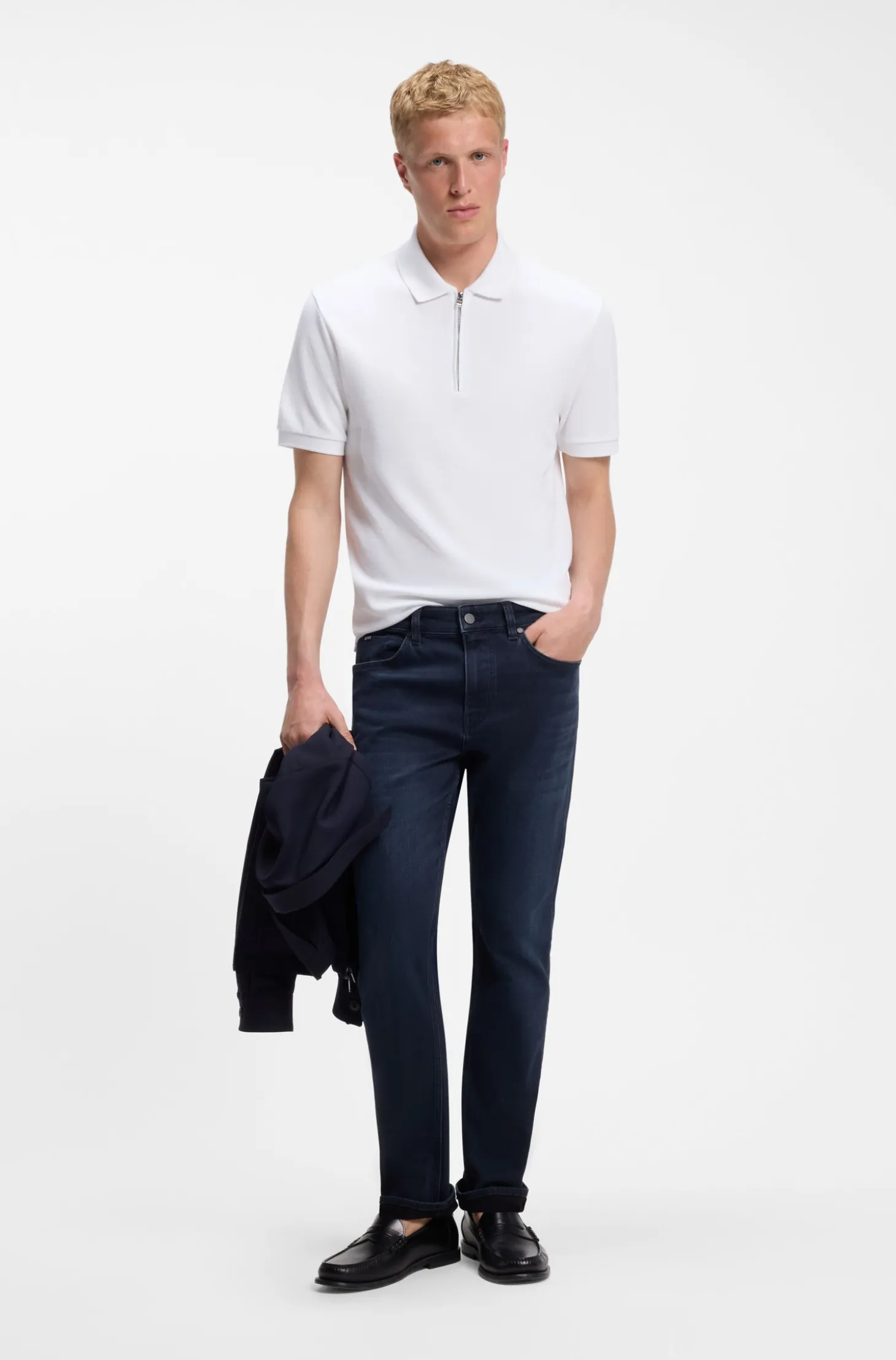 Delaware Slim-Fit Jeans aus elastischem Baumwoll-Mix