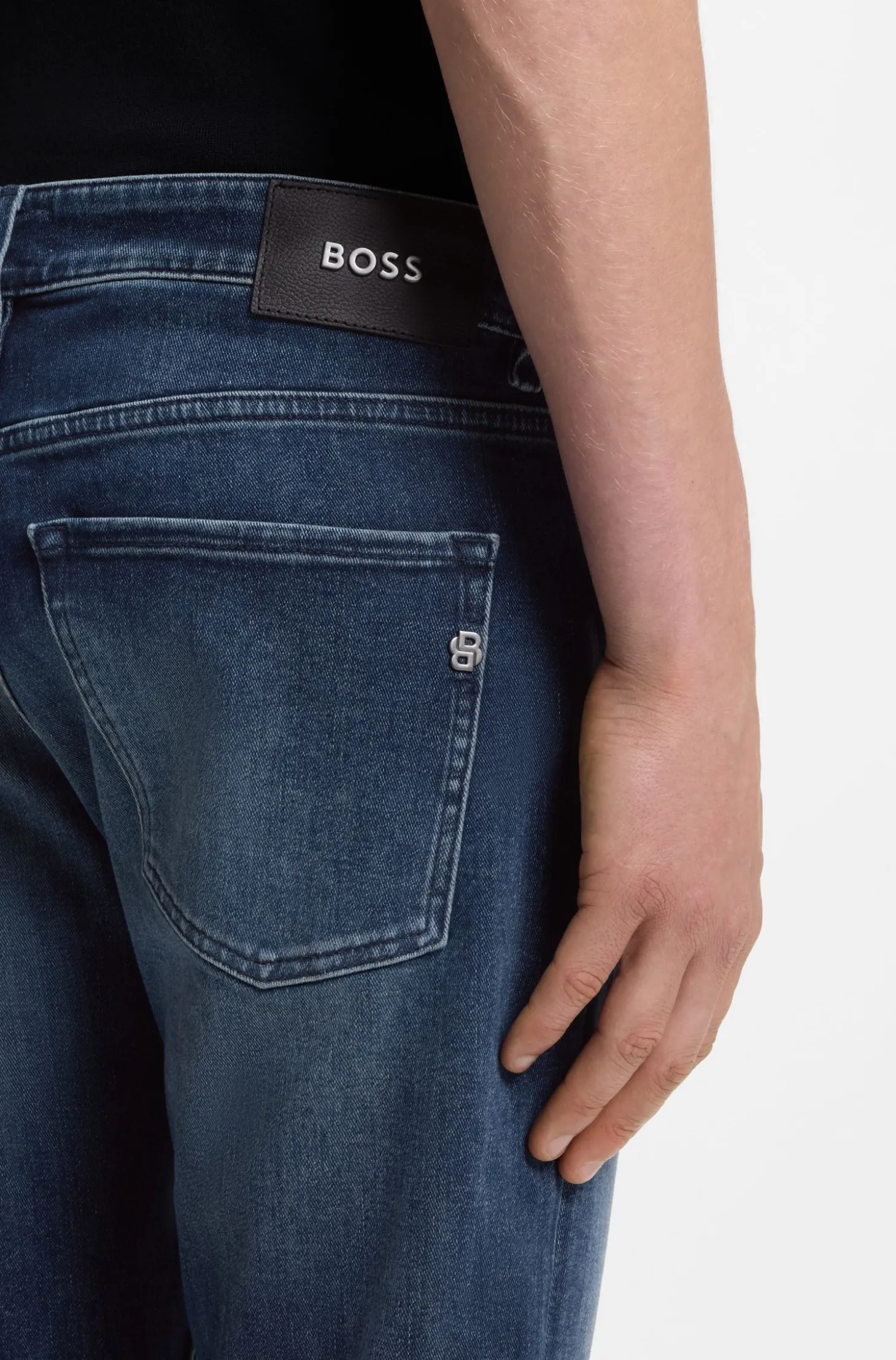 Delaware Slim-Fit Jeans aus elastischem Baumwoll-Mix