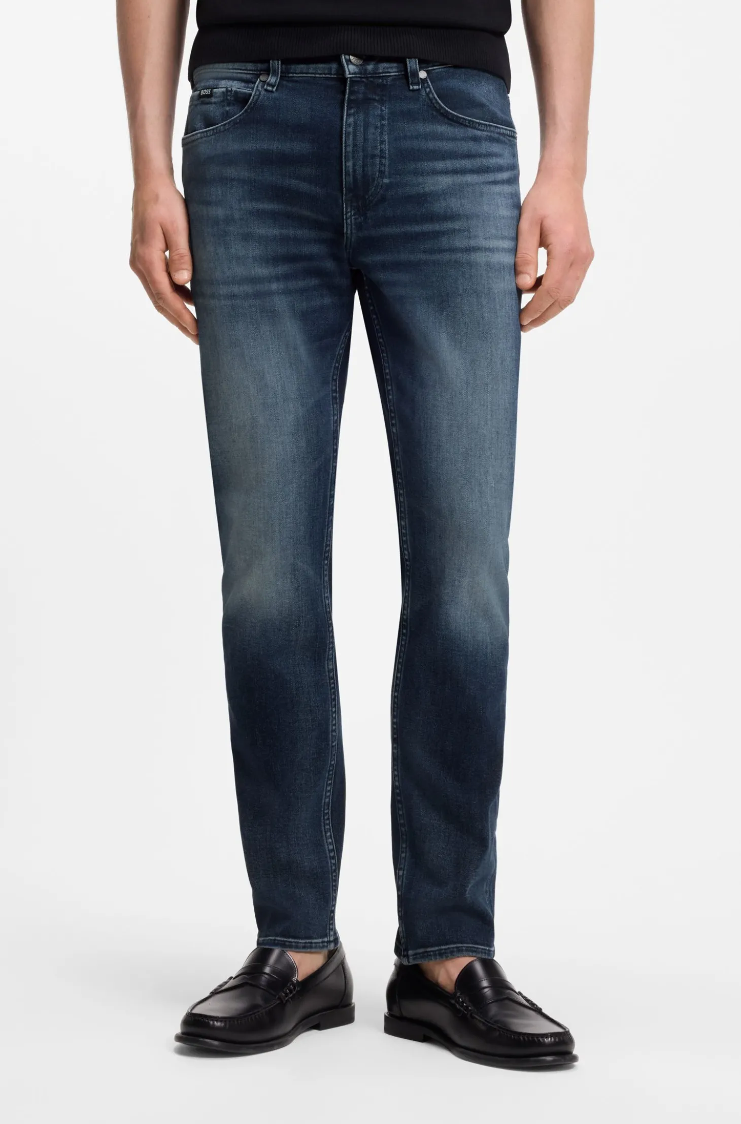Delaware Slim-Fit Jeans aus elastischem Baumwoll-Mix