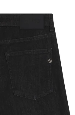 Delaware Slim-Fit Jeans aus knitterfreiem Denim in Grau