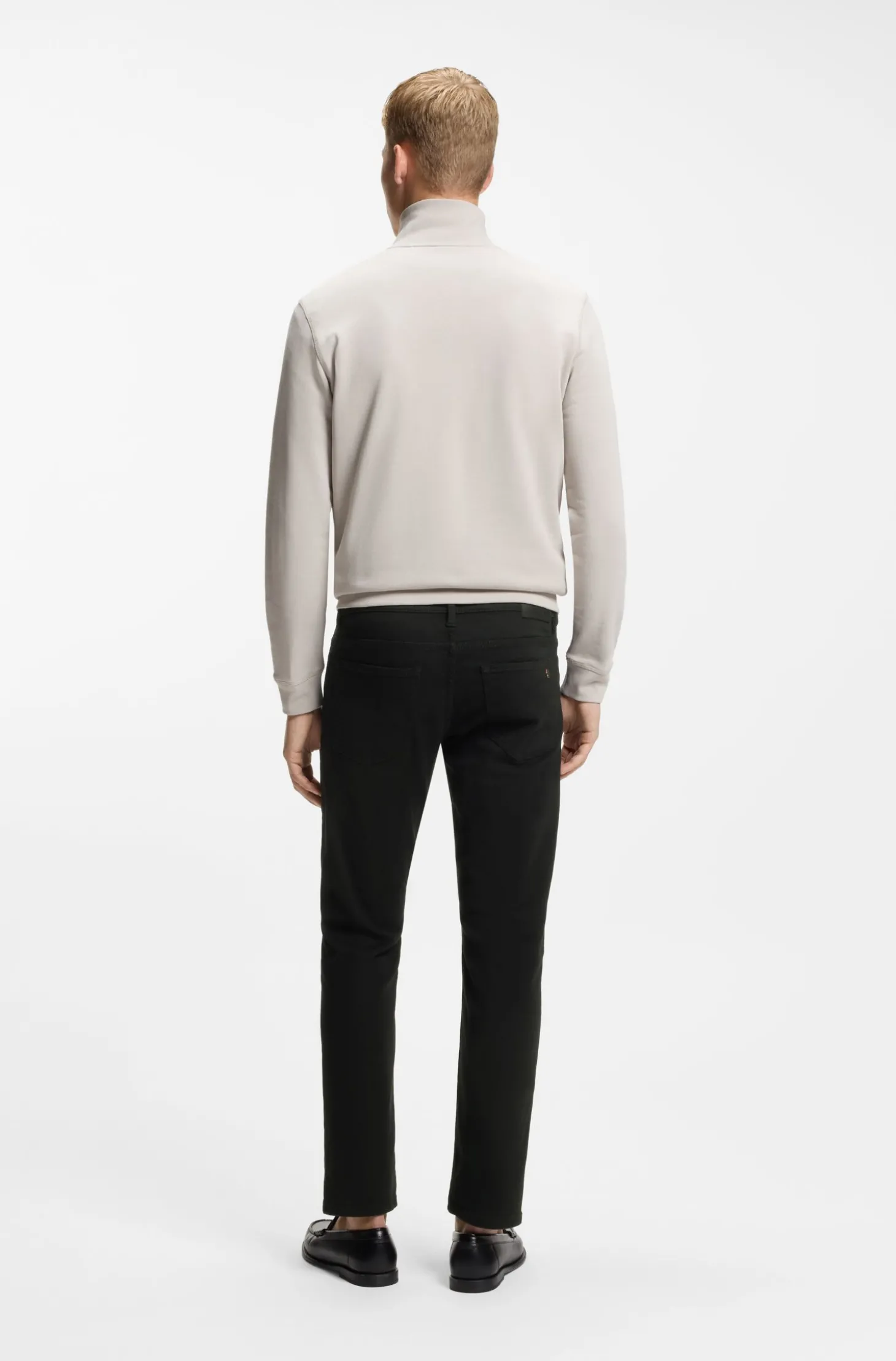 Delaware Slim-Fit Jeans aus komfortablem Stay-Black Stretch-Denim