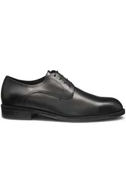 Derbys aus Leder mit Nahtdetails