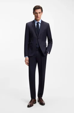 Derbys aus Leder mit Nahtdetails