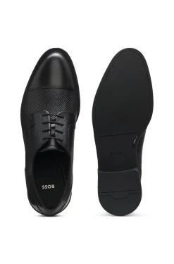 Derbys aus Leder mit Zehenkappe