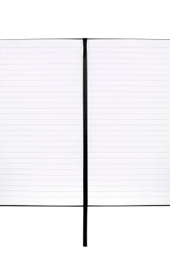 DIN-A5-Notizbuch aus weißem Kunstleder