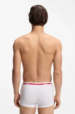 Dreierpack Boxershorts aus Stretch-Baumwolle mit Logo-Bund