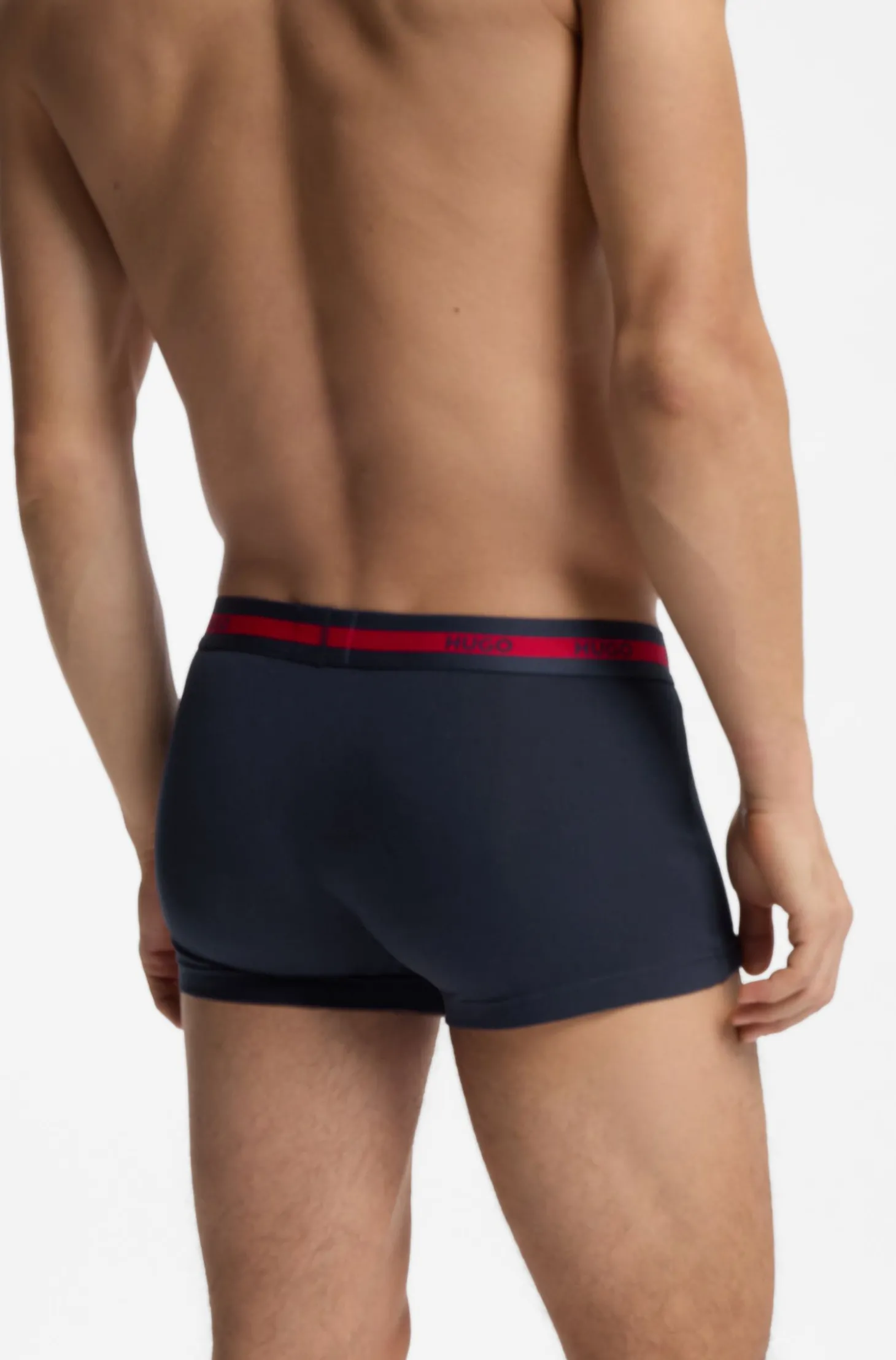 Dreierpack Boxershorts aus Stretch-Baumwolle mit Logo-Bund