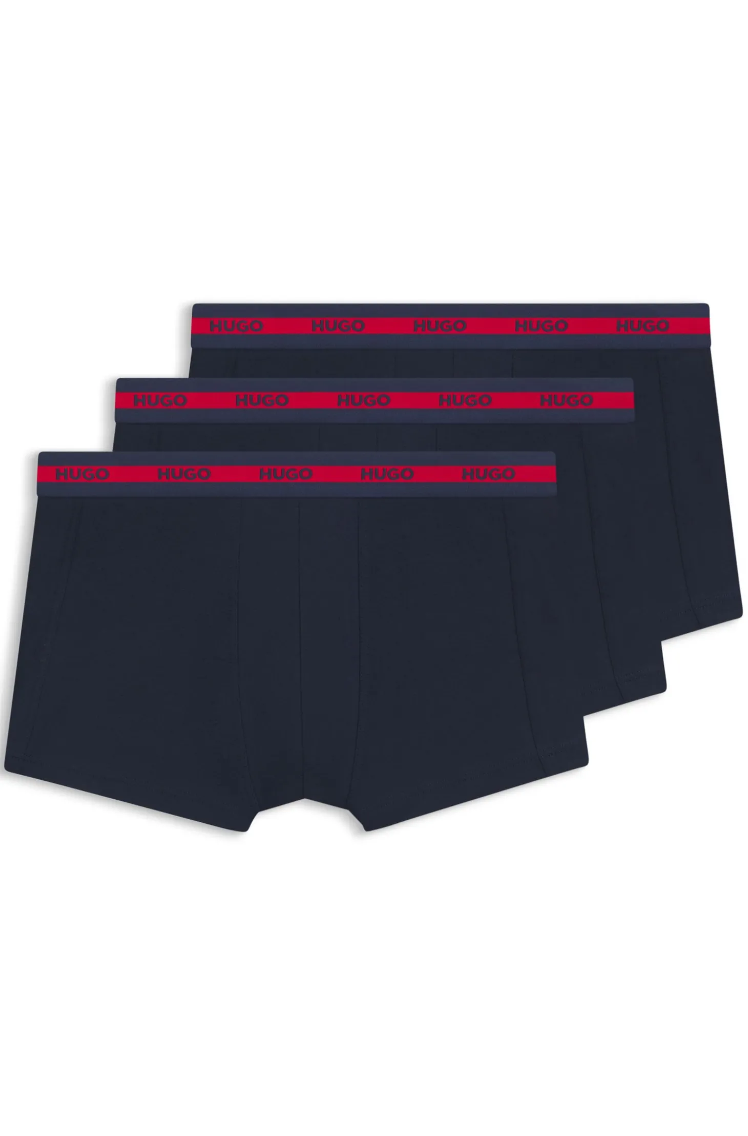Dreierpack Boxershorts aus Stretch-Baumwolle mit Logo-Bund