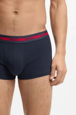 Dreierpack Boxershorts aus Stretch-Baumwolle mit Logo-Bund