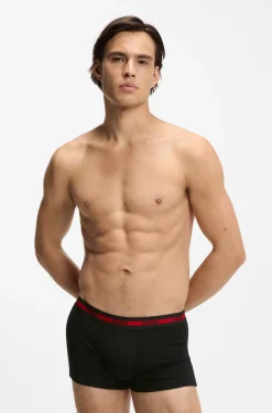 Dreierpack Boxershorts aus Stretch-Baumwolle mit Logo-Bund