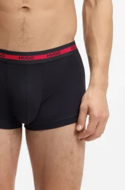 Dreierpack Boxershorts aus Stretch-Baumwolle mit Logo-Bund