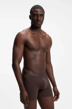 Dreierpack eng anliegende Boxershorts aus Stretch-Baumwolle