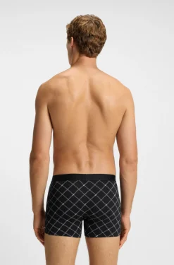 Dreierpack eng anliegende Boxershorts aus Stretch-Baumwolle