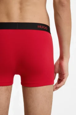 Dreierpack eng anliegende Boxershorts mit kurzem Bein und Jacquard-Logo am Bund