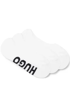 Dreierpack Füßlinge mit großen Logos