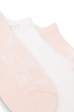 Dreierpack knöchellange Socken mit Logo-Details