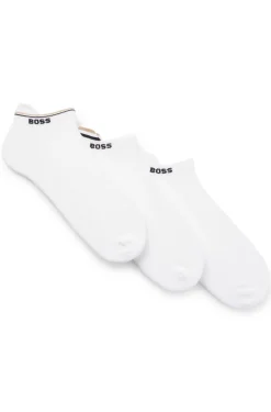 Dreierpack Sneakers-Socken mit plüschiger Sohle