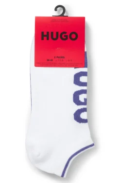 Dreierpack Sneakers-Socken mit Logos