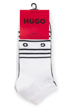 Dreierpack Sneakers-Socken mit Streifen-Details