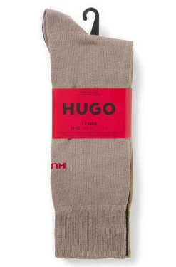Dreierpack Socken in normaler Länge mit Logos