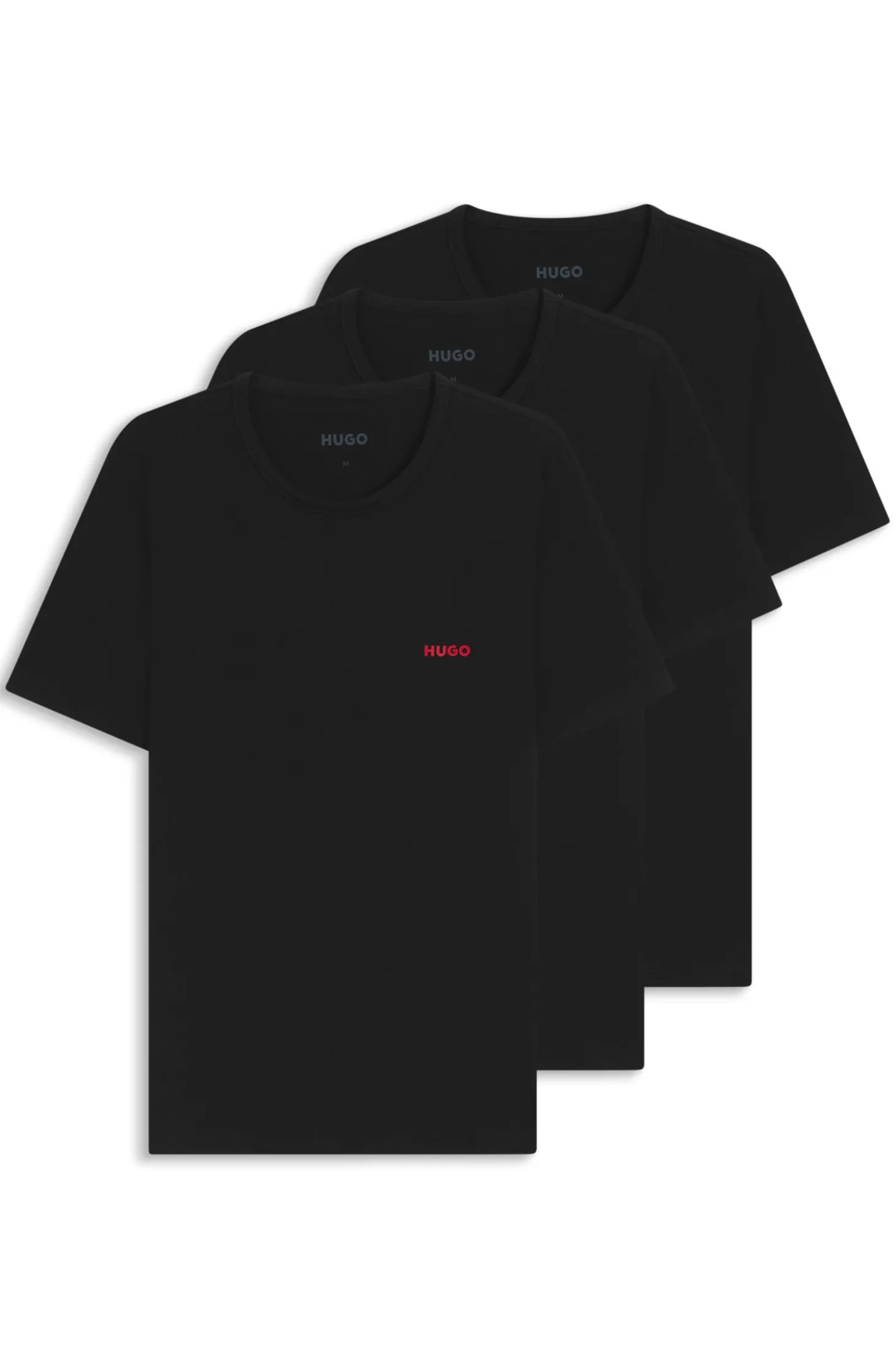Dreierpack T-Shirts aus Baumwolle