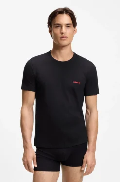 Dreierpack T-Shirts aus Baumwolle mit Logo-Print