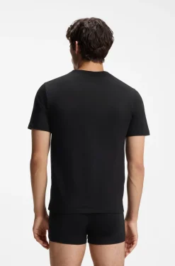 Dreierpack T-Shirts mit V-Ausschnitt aus Baumwolle