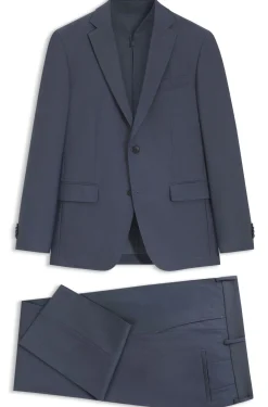 Dreiteiliger Slim-Fit Anzug mit Weste mit Reißverschluss