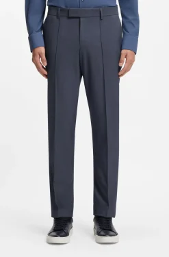 Dreiteiliger Slim-Fit Anzug mit Weste mit Reißverschluss