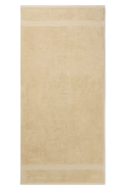 Duschtuch aus Baumwolle mit tonaler Logo-Stickerei