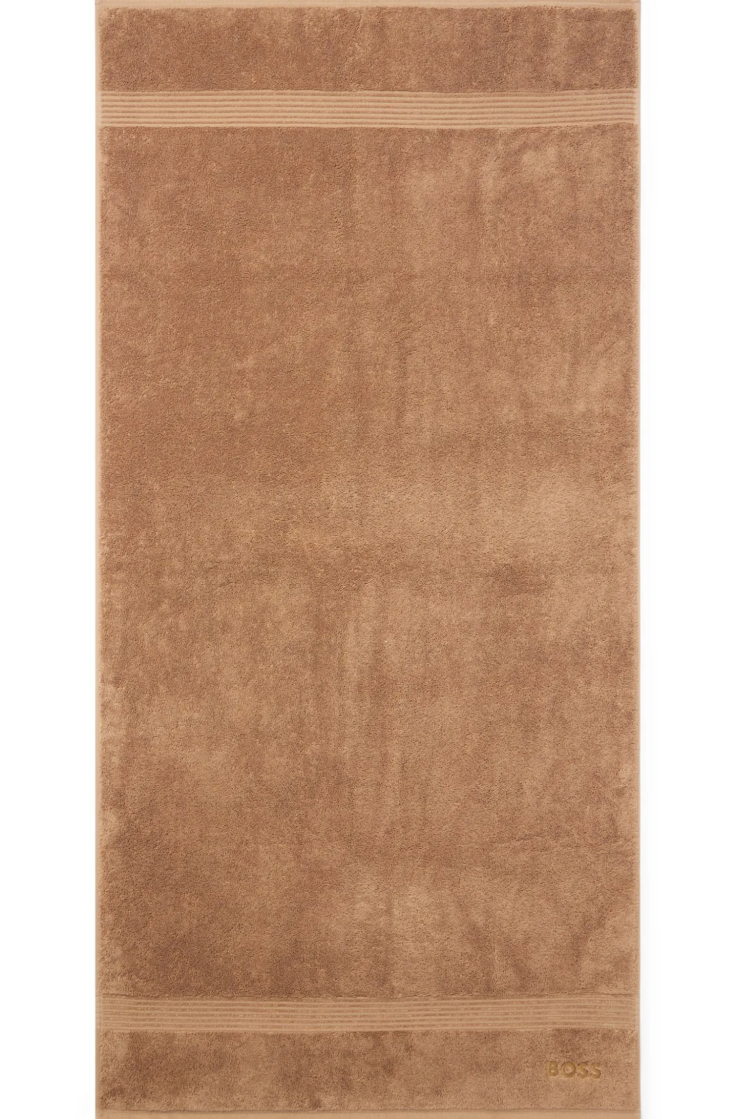 Duschtuch aus Baumwolle mit tonaler Logo-Stickerei