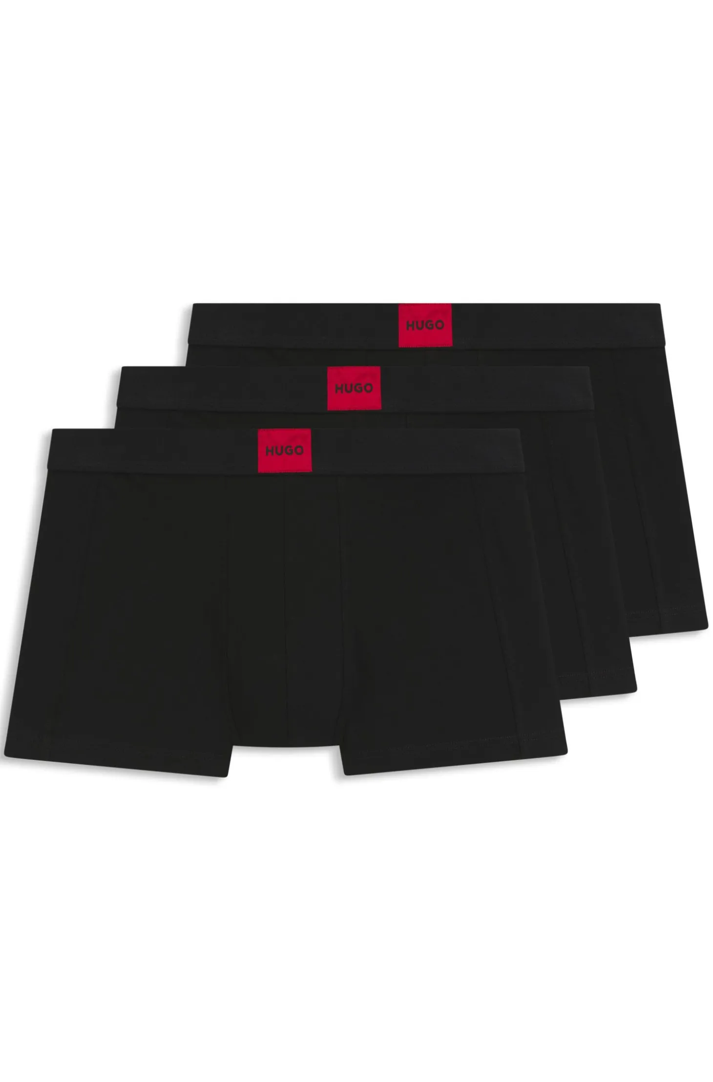 Eng anliegende Boxershorts aus Stretch-Baumwolle im Dreierpack