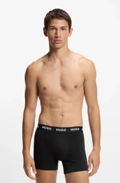 Eng anliegende Boxershorts mit Logo aus Stretch-Baumwolle im Dreierpack