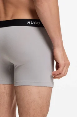 Eng anliegende Boxershorts mit Logo aus Stretch-Baumwolle im Dreierpack