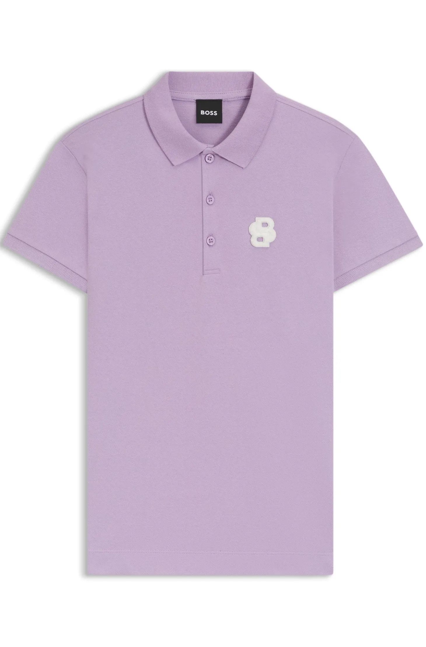 Equestrian Poloshirt aus Stretch-Baumwolle mit Double-B-Monogramm