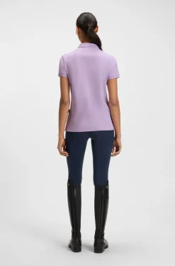 Equestrian Poloshirt aus Stretch-Baumwolle mit Double-B-Monogramm