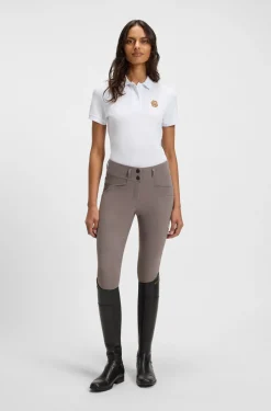 Equestrian Poloshirt aus Stretch-Baumwolle mit Double-B-Monogramm