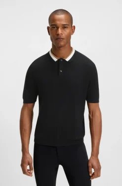 Equestrian Pullover aus Baumwolle mit Polokragen