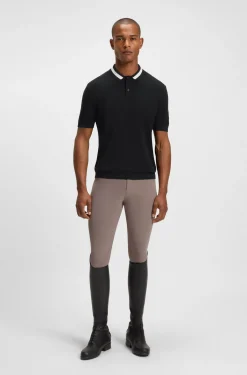 Equestrian Pullover aus Baumwolle mit Polokragen