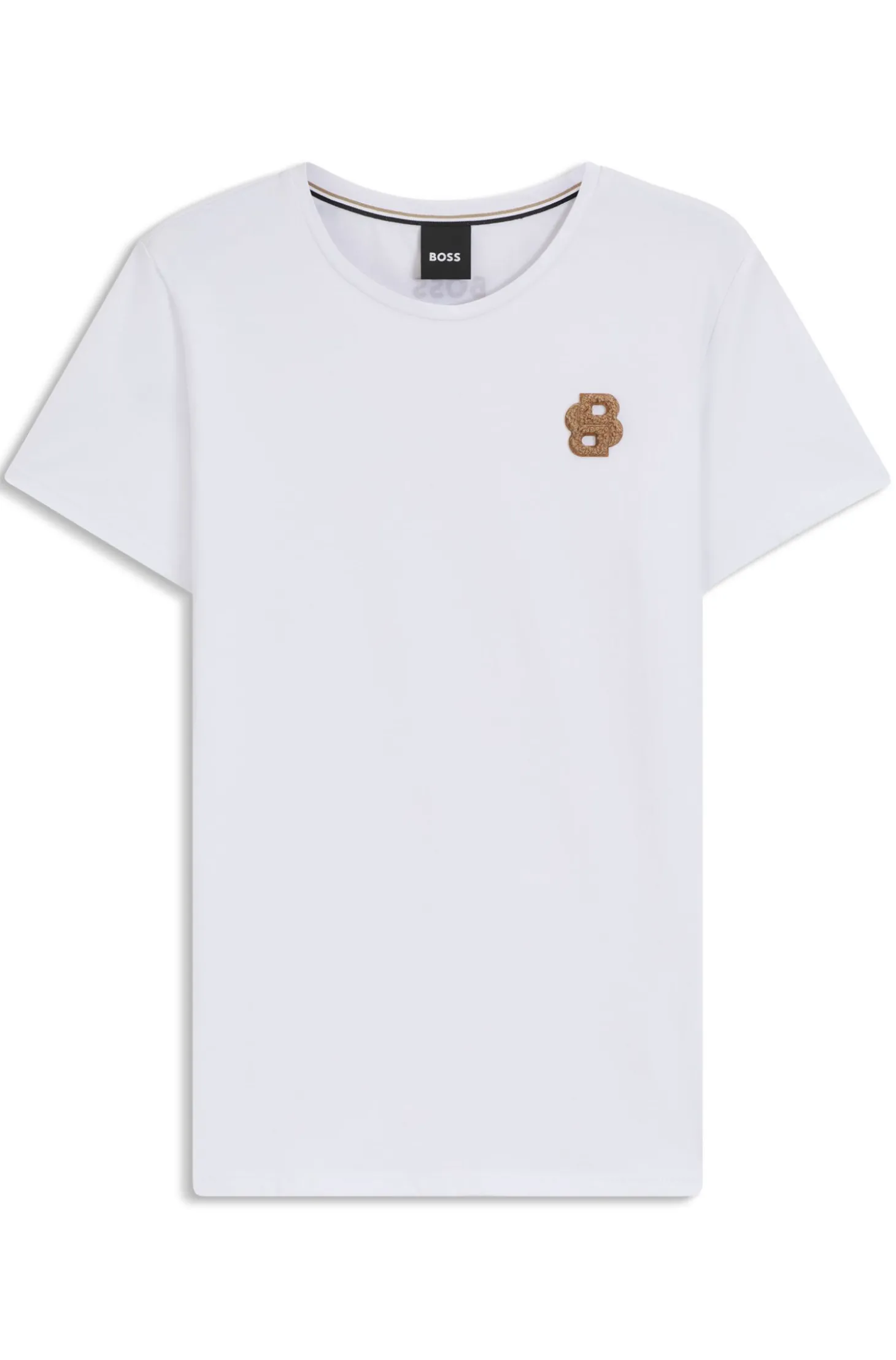 Equestrian T-Shirt aus Stretch-Baumwolle mit Double-B-Monogramm