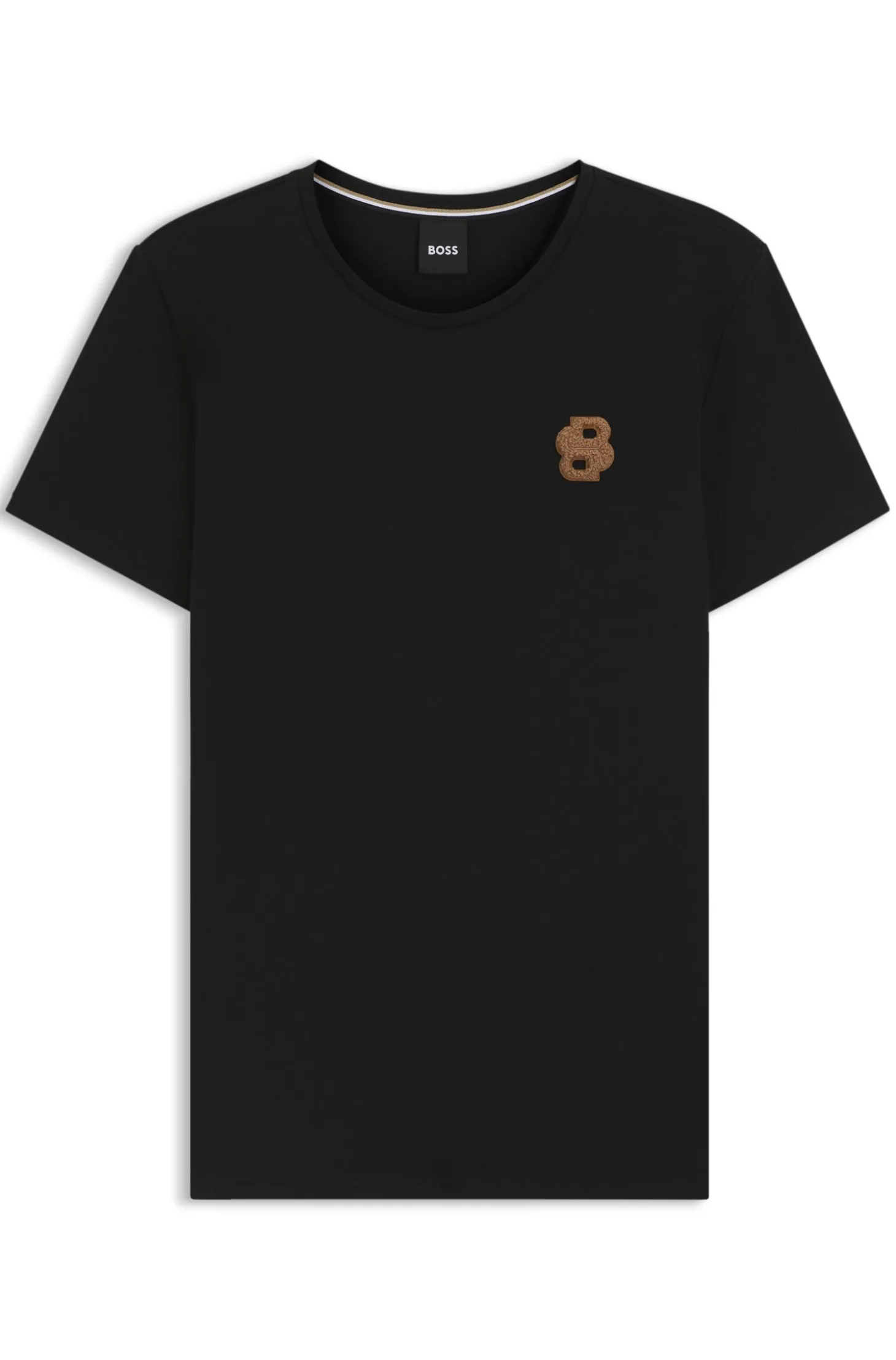 Equestrian T-Shirt aus Stretch-Baumwolle mit Double-B-Monogramm