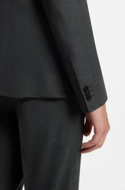 Extra Slim-Fit Anzug aus elastischem Woll-Mix
