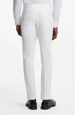 Extra Slim-Fit Anzug aus Stretch-Baumwolle-Seersucker mit drei Pieces