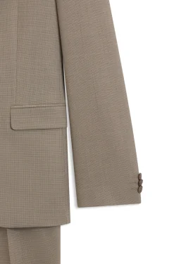 Extra Slim-Fit Dreiteiler aus strukturiertem Stretch-Gewebe