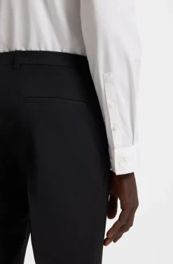 Extra Slim-Fit Hemd aus Stretch-Baumwoll-Canvas