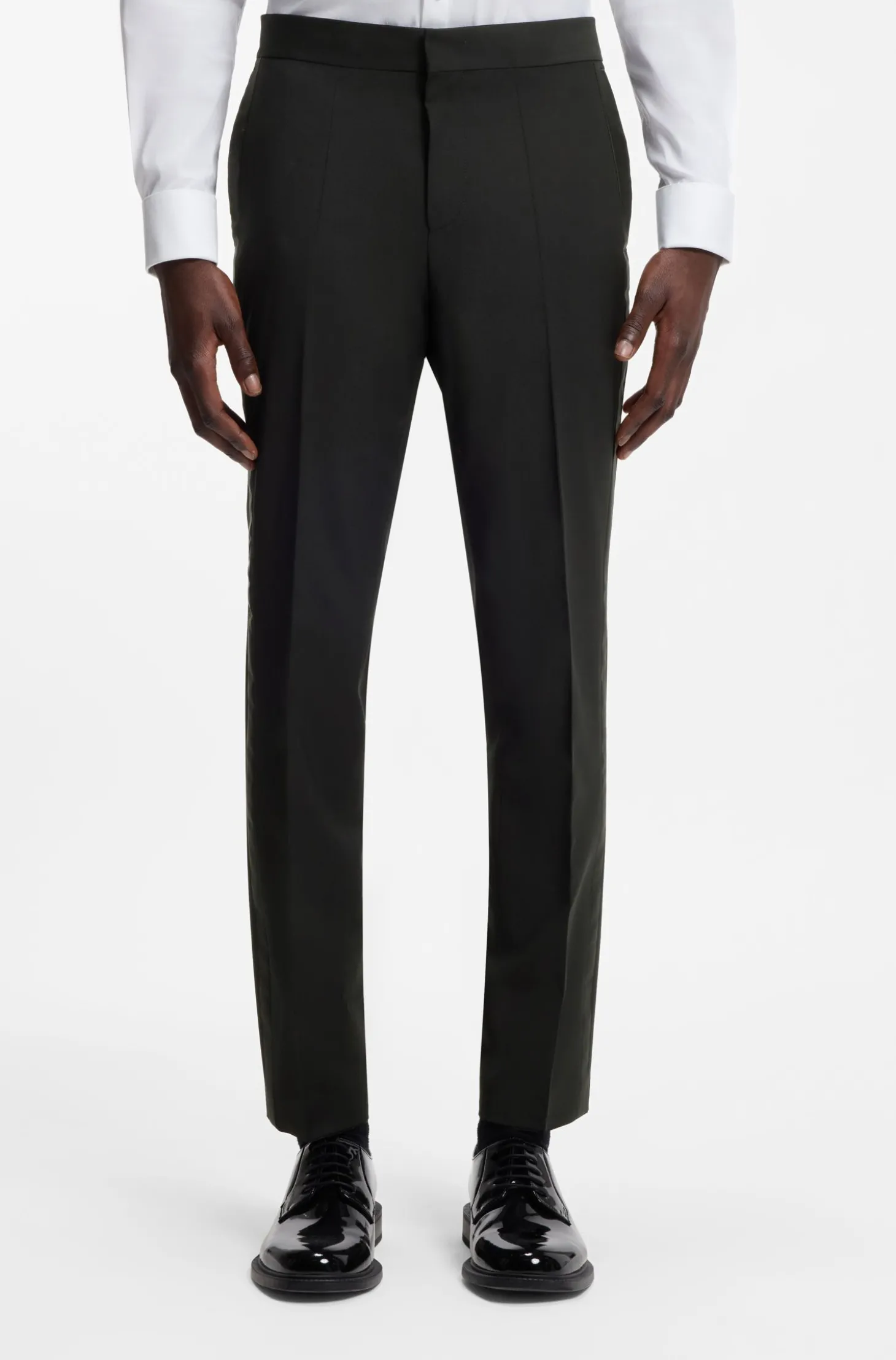Extra Slim-Fit Hose aus einem Stretch-Woll-Mix