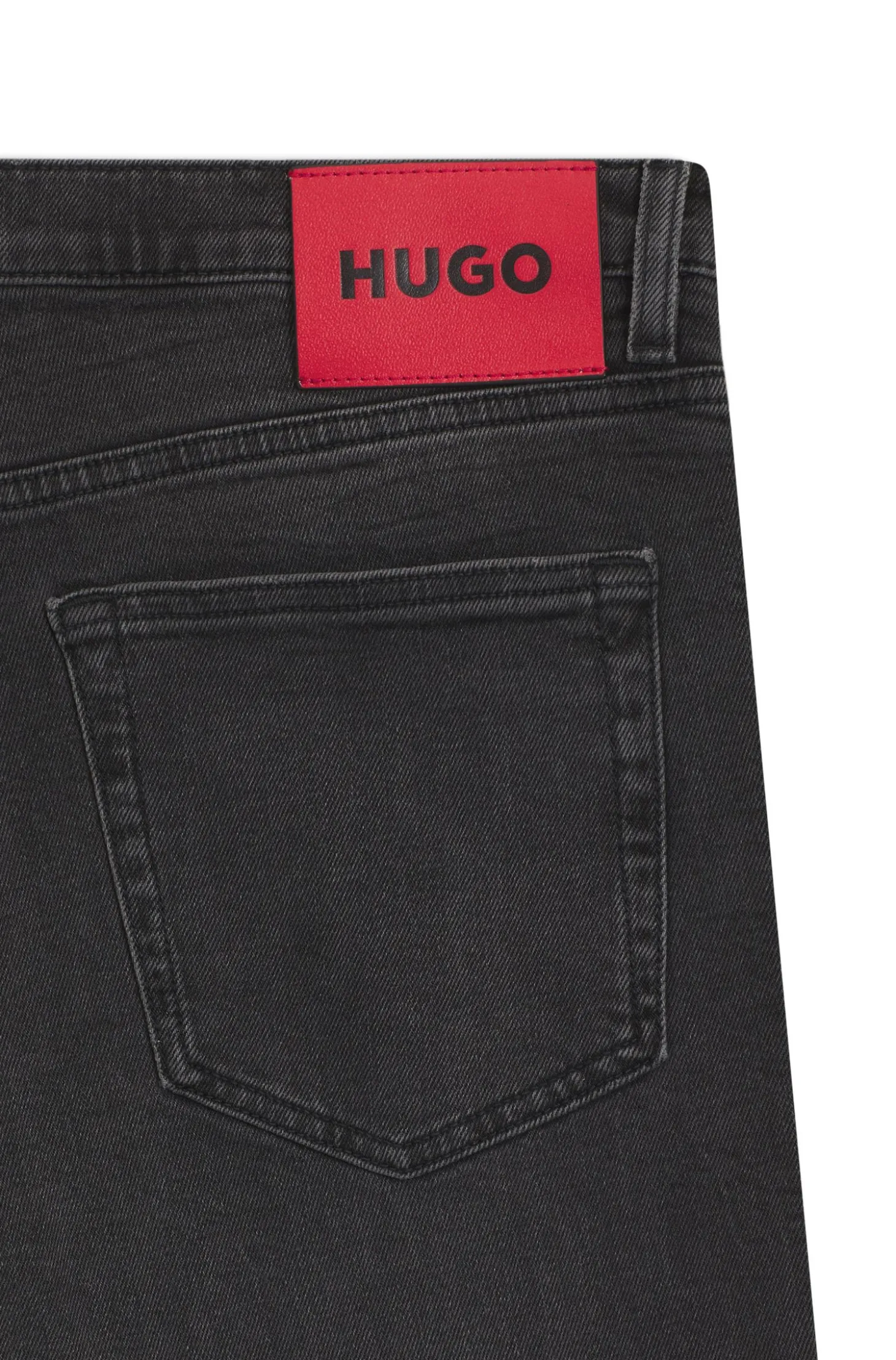Extra Slim-Fit Jeans aus grauem Stretch-Denim
