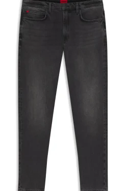 Extra Slim-Fit Jeans aus grauem Stretch-Denim