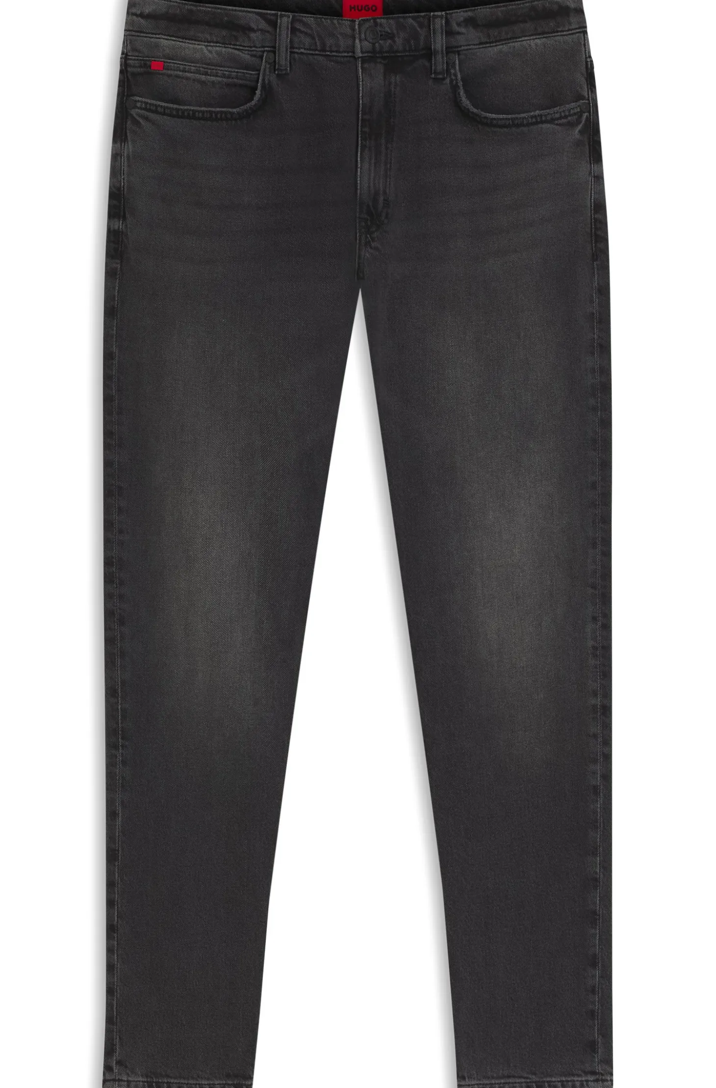 Extra Slim-Fit Jeans aus grauem Stretch-Denim
