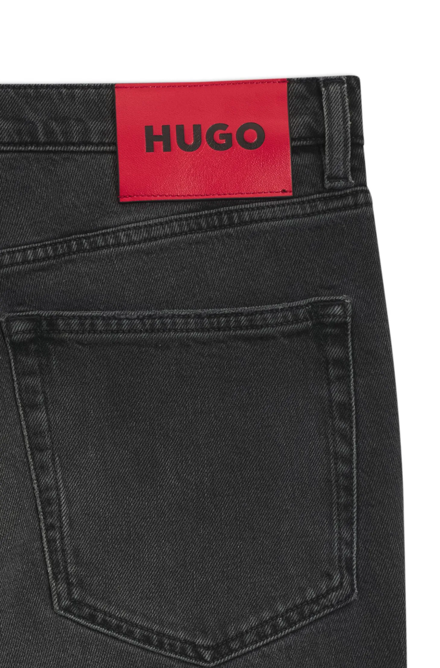 Extra Slim-Fit Jeans aus grauem Stretch-Denim